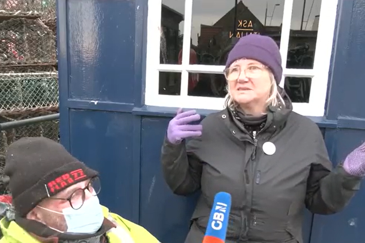 Anna Riley spoke to locals in Scarborough