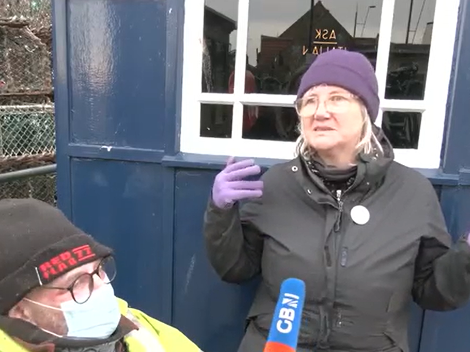 Anna Riley spoke to locals in Scarborough