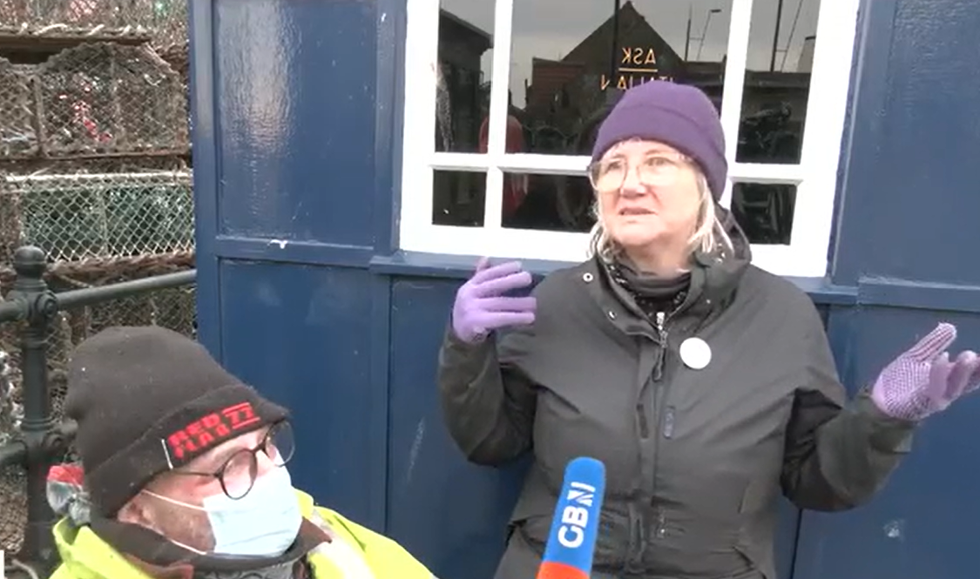 Anna Riley spoke to locals in Scarborough