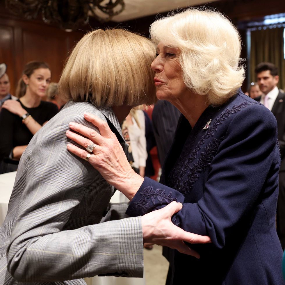 Anna Wintour and Queen Camilla