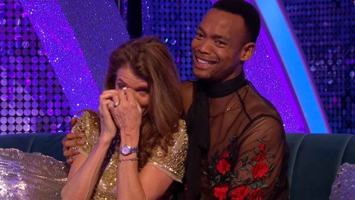 Annabel Croft and Johannes Radebe were both in tears