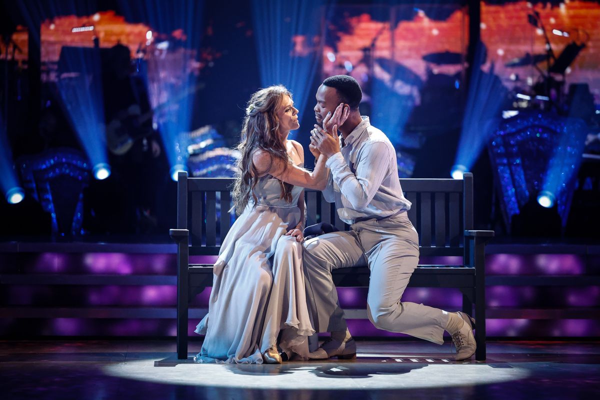 Annabel Croft and Johannes Radebe