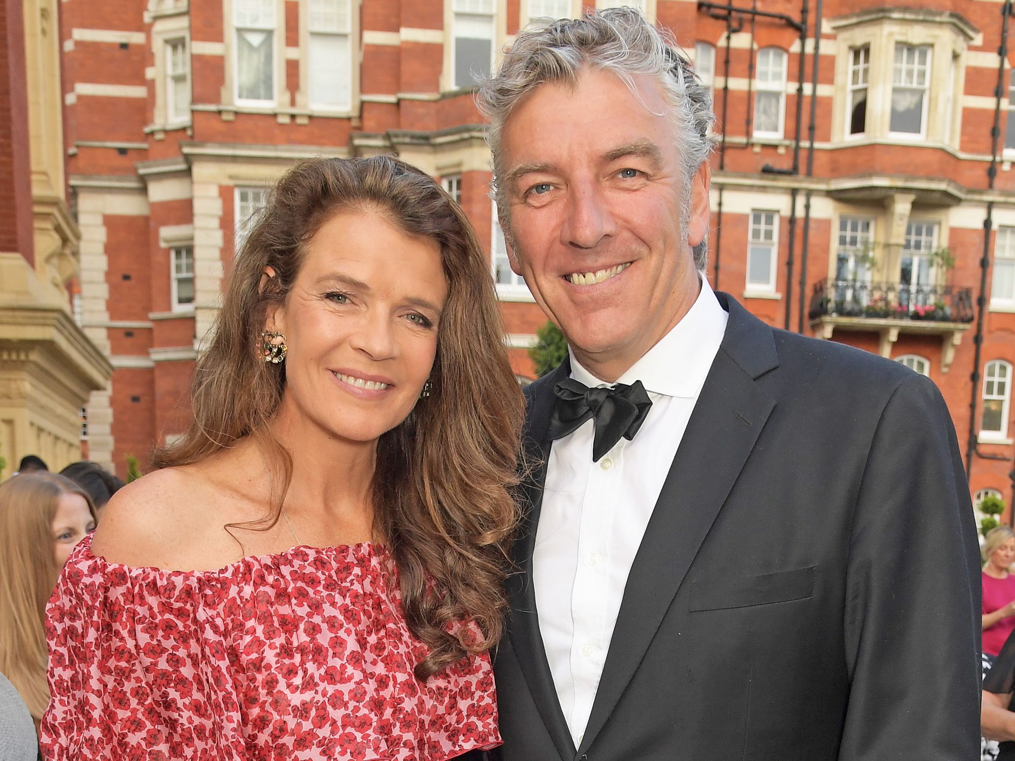 Annabel Croft with husband Mel Coleman