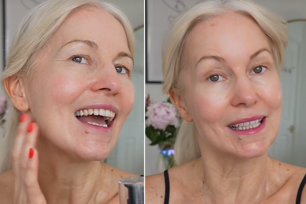 Annamaria talking to followers