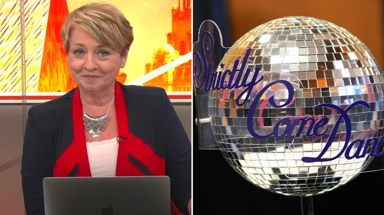 Anne Diamond and the Strictly trophy