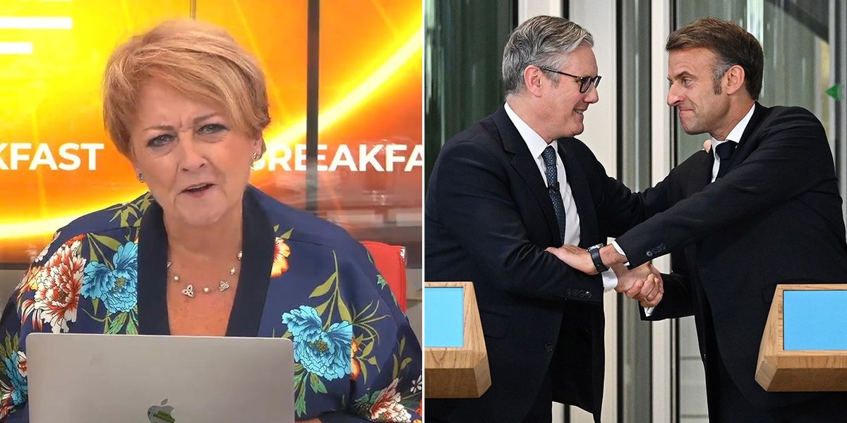 NextImg:Keir Starmer and Emmanuel Macron's 'fake' relationship torn apart by Anne Diamond in scathing takedown: 'It's a sham!'