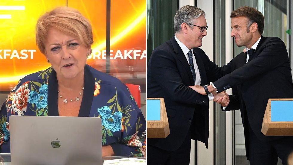 Anne Diamond, Keir Starmer, Emmanuel Macron