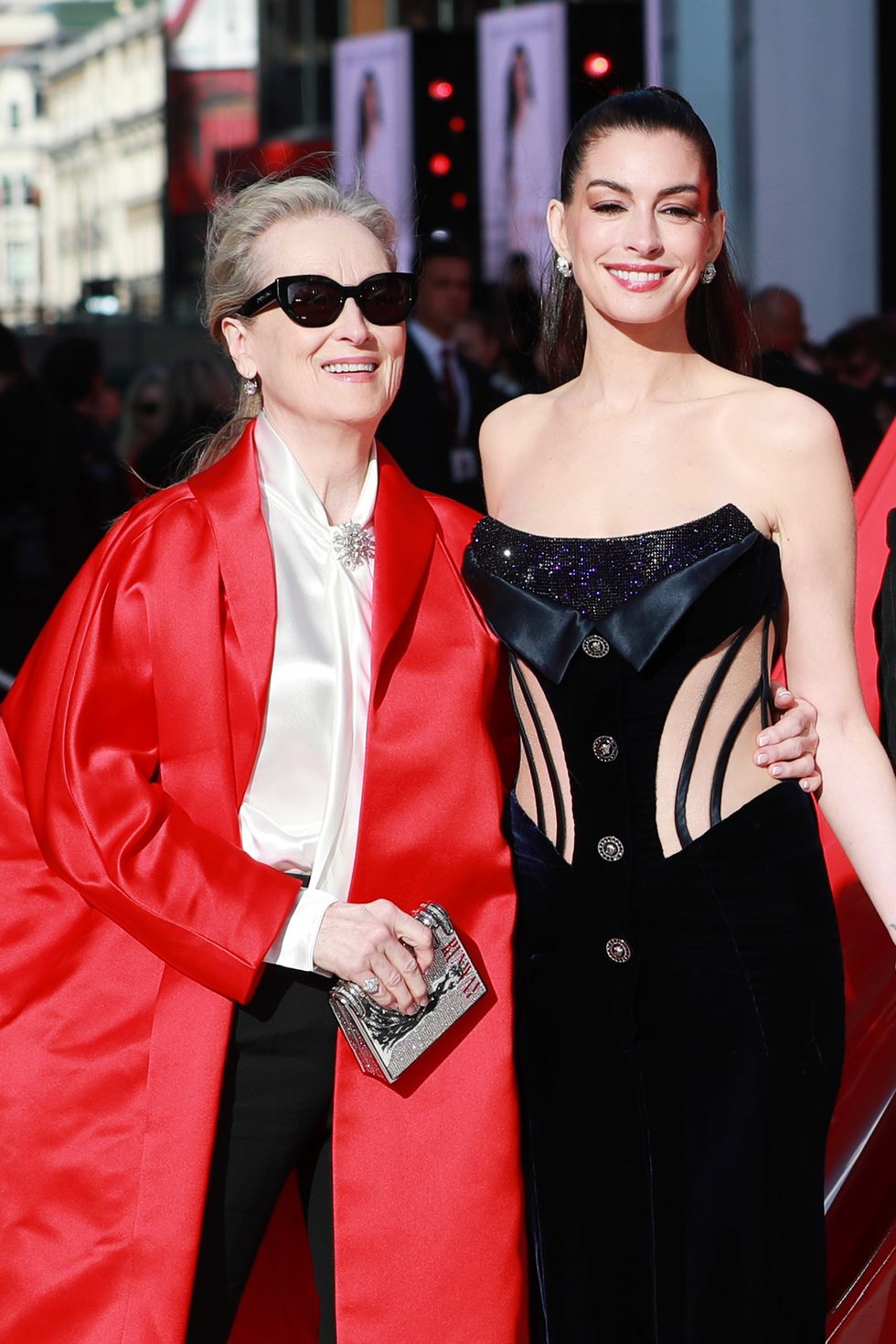 Anne Hathaway and Meryl Streep