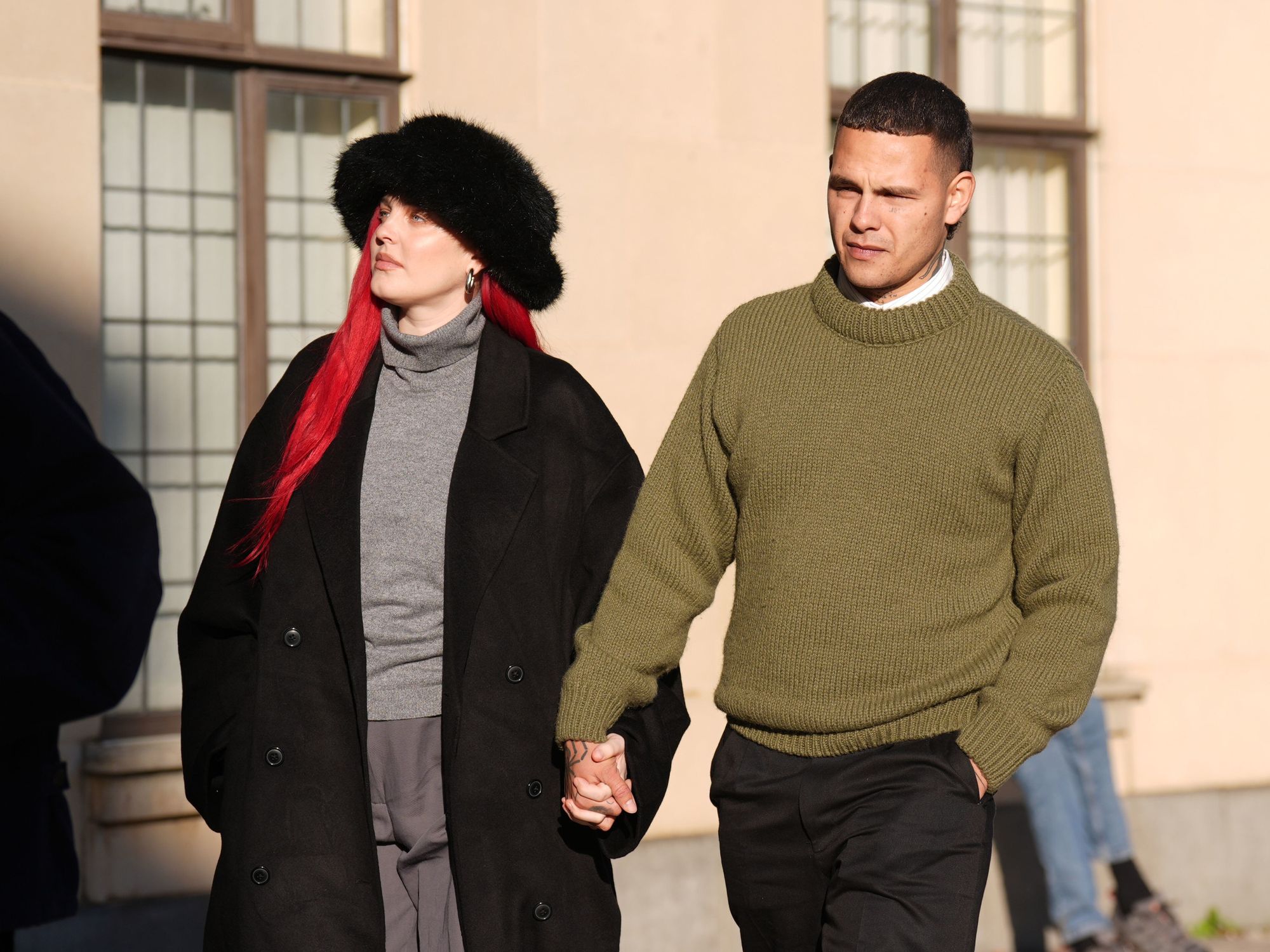 Anne Marie attended court with husband Slowthai