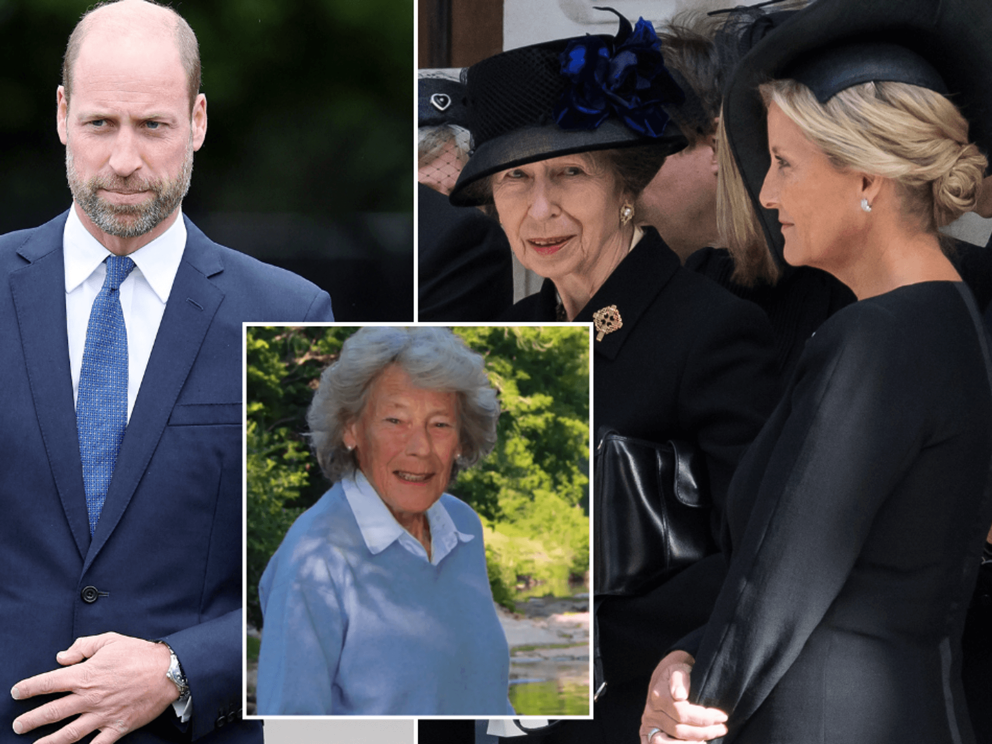 Anne, Sophie and Prince William