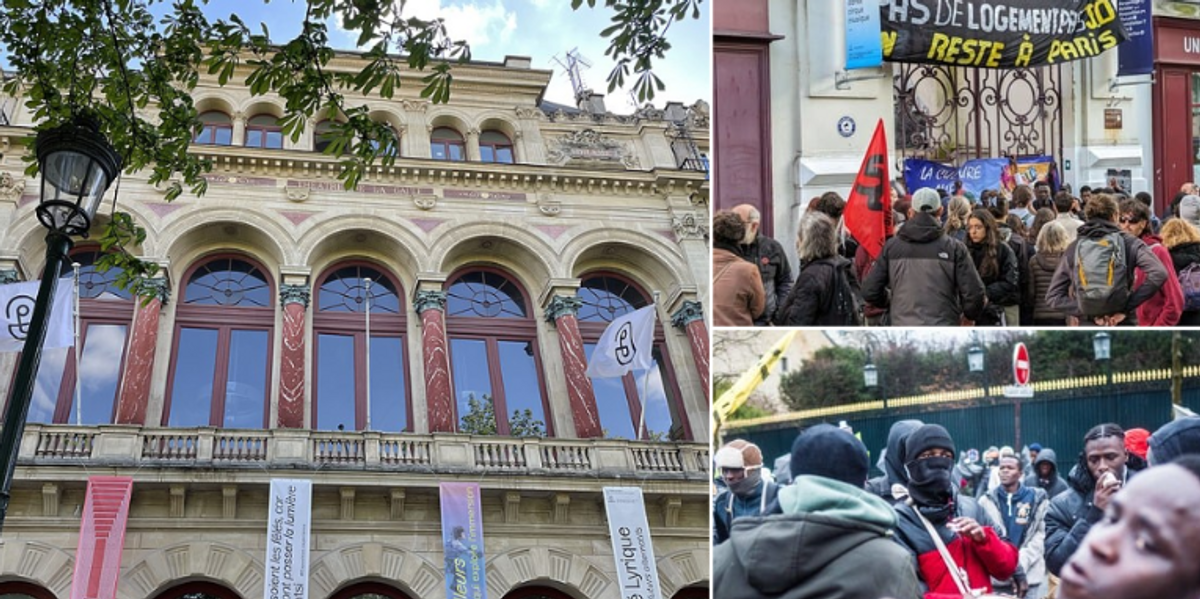 NextImg:Local businesses face bankruptcy after 'well-meaning radical leftist neighbours' invited hundreds of migrants to live in their theatre