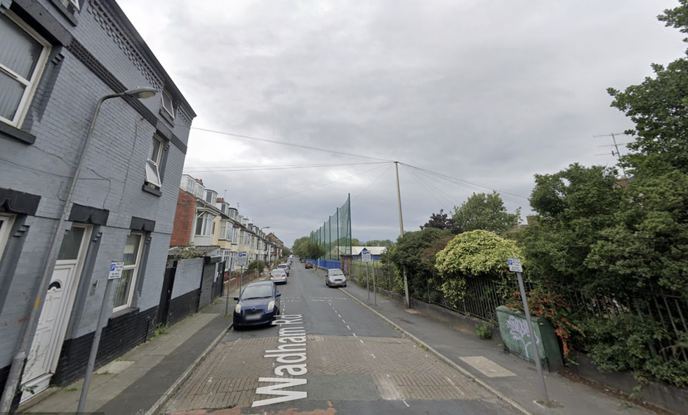 Another angle of Wadham Road in Bootle