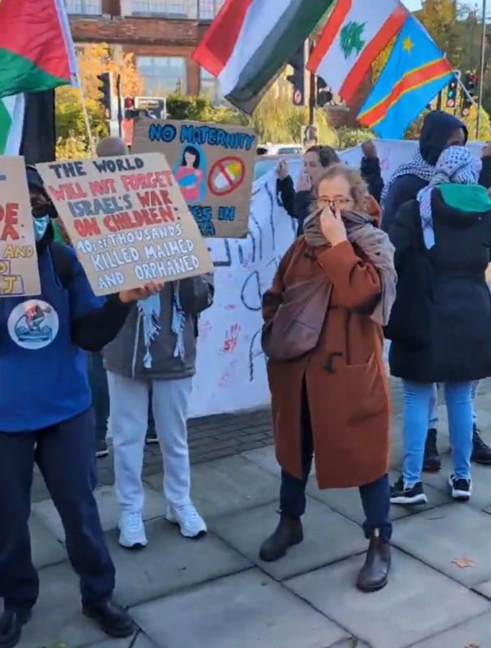 Another image from today's JW3 protest