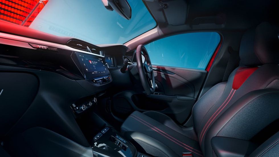 Another interior shot of the Corsa Electric YES Edition