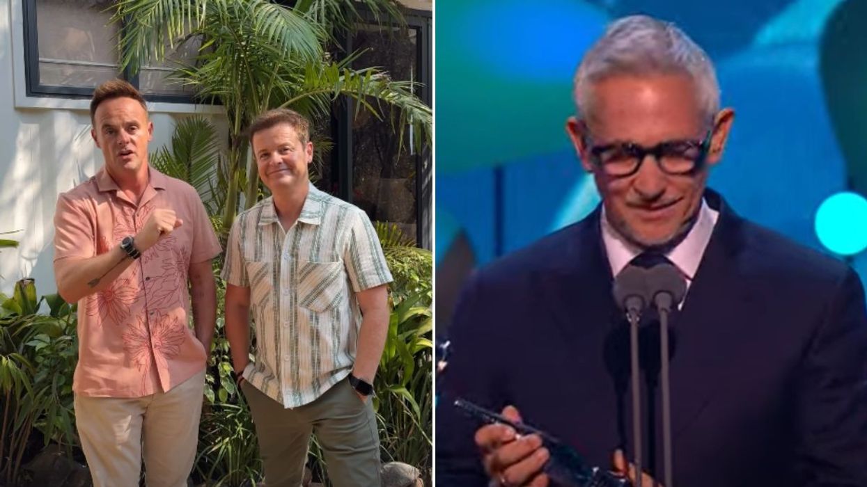Ant and Dec and Gary Lineker