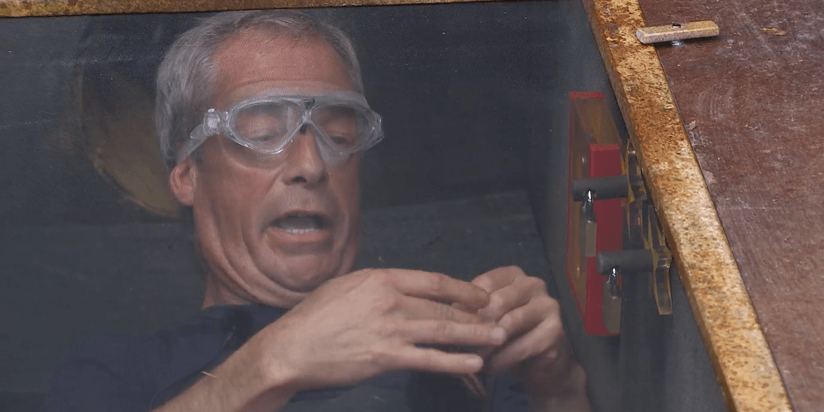 Farage collared by Nick as I’m A Celeb trial goes awry in first look preview: ‘You’ve got to communicate!’ Farage collared by Nick as I’m A Celeb trial goes awry in first look preview: ‘You’ve got to communicate!’