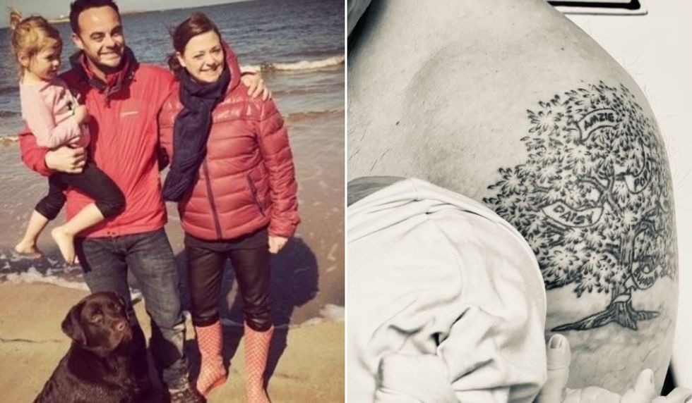 Ant, Lisa, Hurley and his niece/ Ant and his newborn child