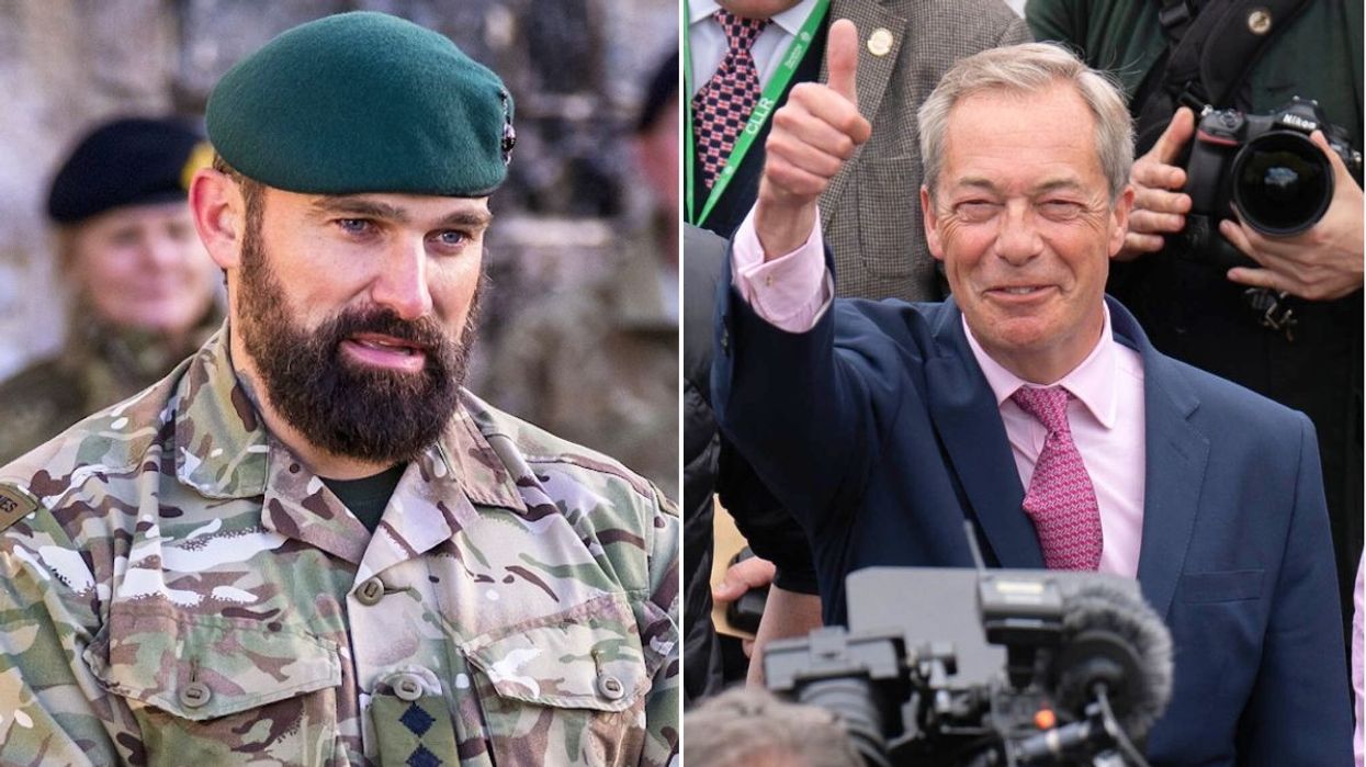 Ant Middleton and Nigel Farage