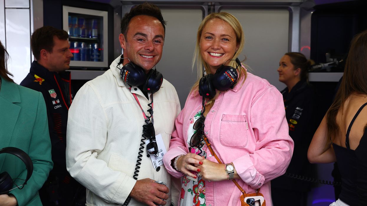 Ant with his wife Anne-Marie