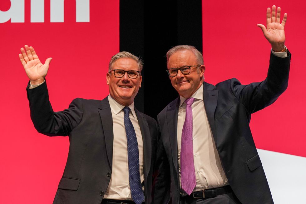 Anthony Albanese and Keir Starmer