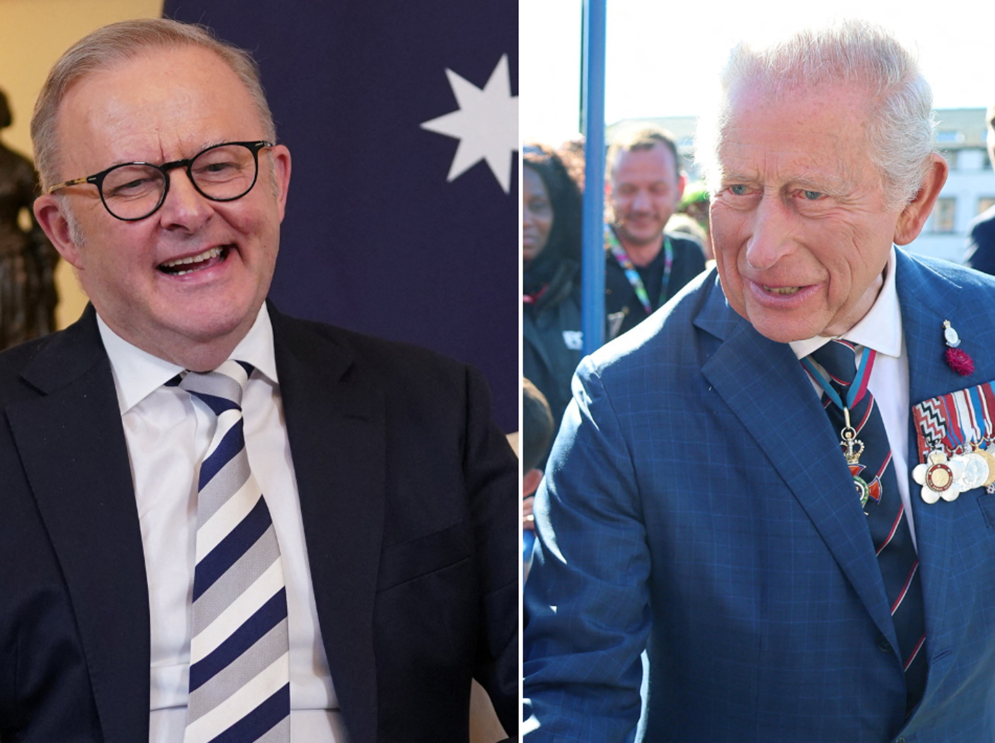 Anthony Albanese and King Charles