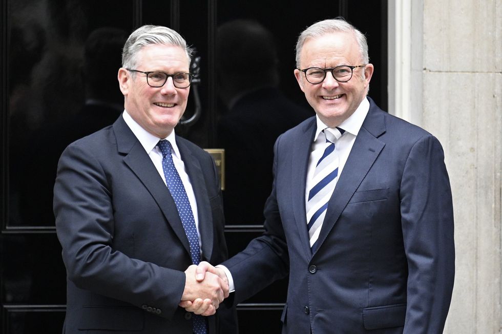 Anthony Albanese and Sir Keir Starmer