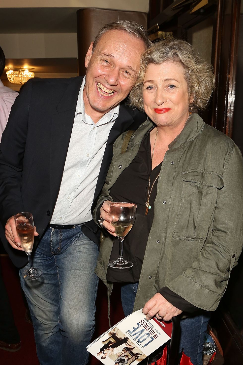 Anthony Head and Caroline Quintin