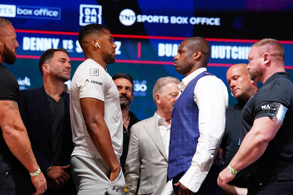 Anthony Joshua and Daniel Dubois face each other on September 21\u200b