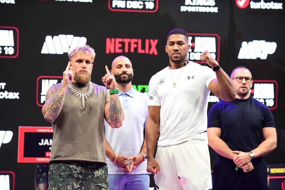 Anthony Joshua and Jake Paul's fight was rumoured to be off but it appears it is on