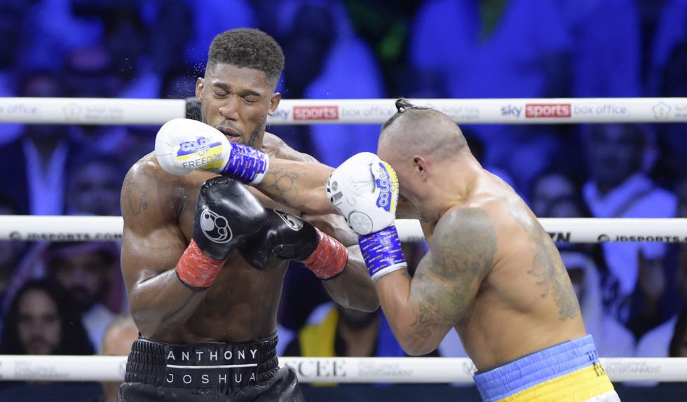 Anthony Joshua and Oleksandr Usyk
