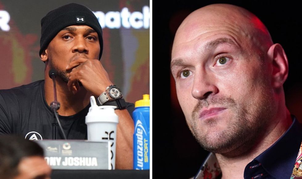 Anthony Joshua and Tyson Fury
