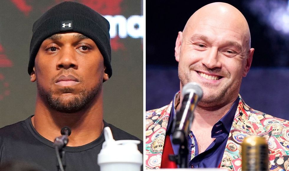 Anthony Joshua and Tyson Fury