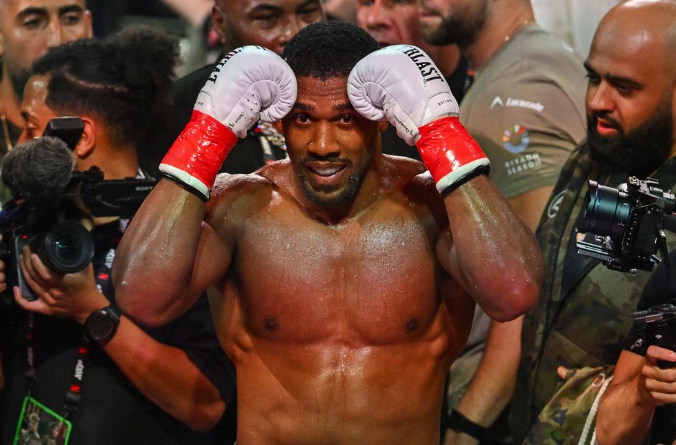 Anthony Joshua continues his physical rehabilitation more than two months after the devastating car accident in Nigeria that claimed the lives of two people close to him
