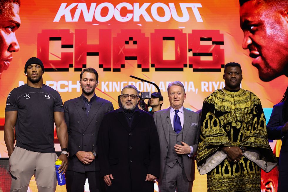 Anthony Joshua Francis Ngannou boxing