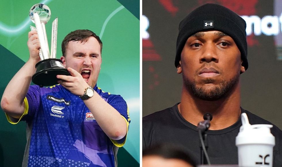 Anthony Joshua is interested in Luke Littler's story