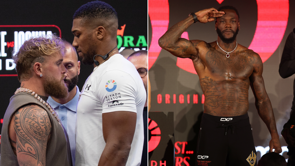 Anthony Joshua, Jake Paul and Deontay Wilder