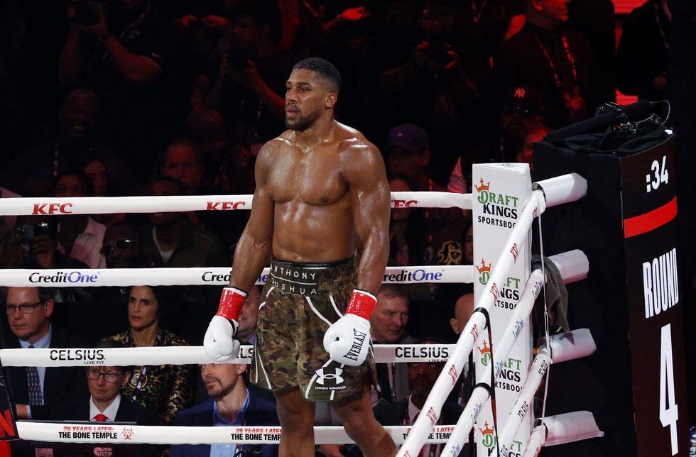 Anthony Joshua's record-breaking purse took a hit