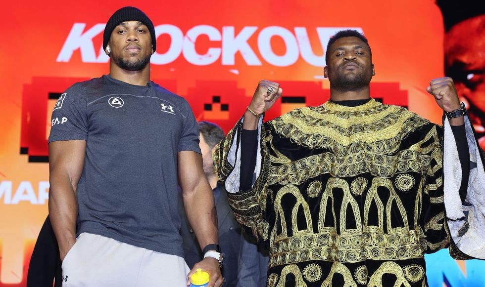 Anthony Joshua takes on Francis Ngannou on March 8