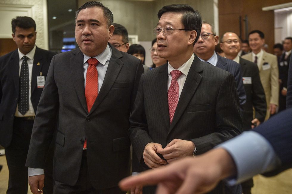 Anthony Loke (left)