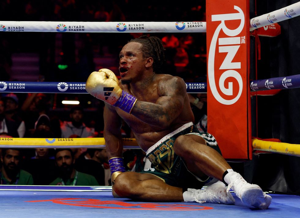 Anthony Yarde was left bloodied on the deck after a thrashing at the hands of David Benavitez