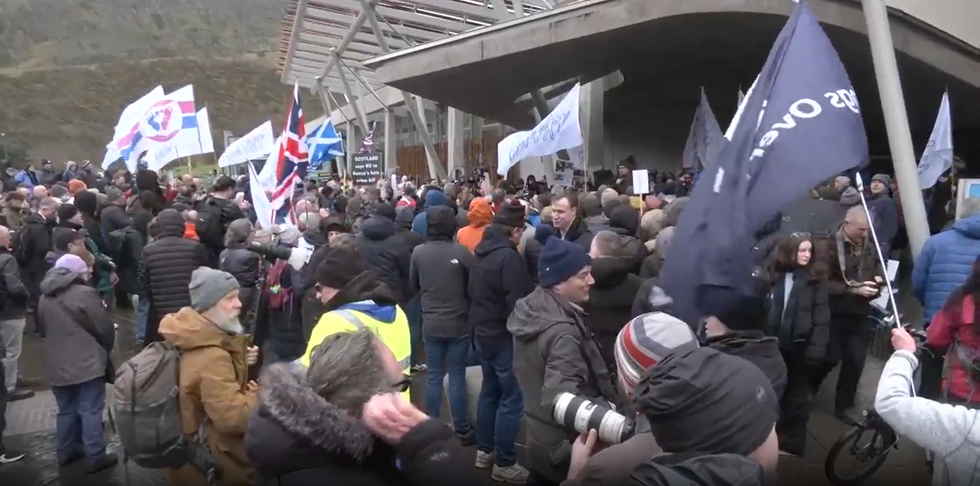 Anti-hate crime law protests in Scotland