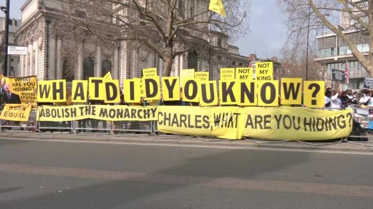 Anti-monarchy protests erupt at Westminster Abbey ahead of King's arrival