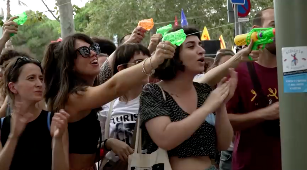 Anti-tourism protests Barcelona