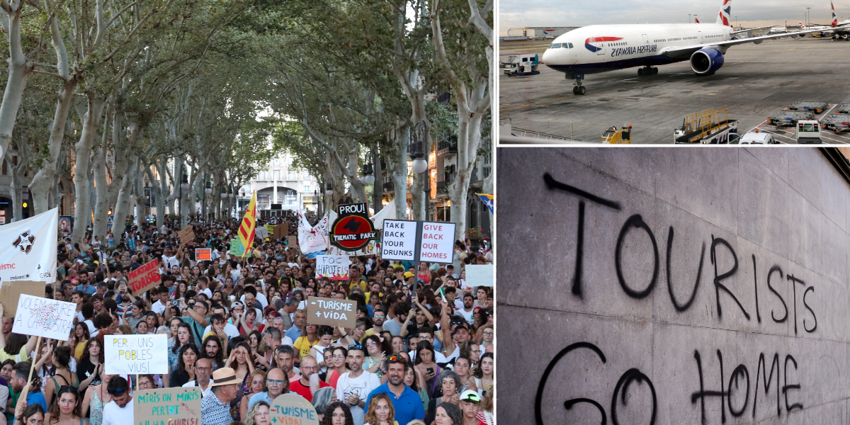 NextImg:Anti-tourism protests fail as Spain sees record levels of visitors