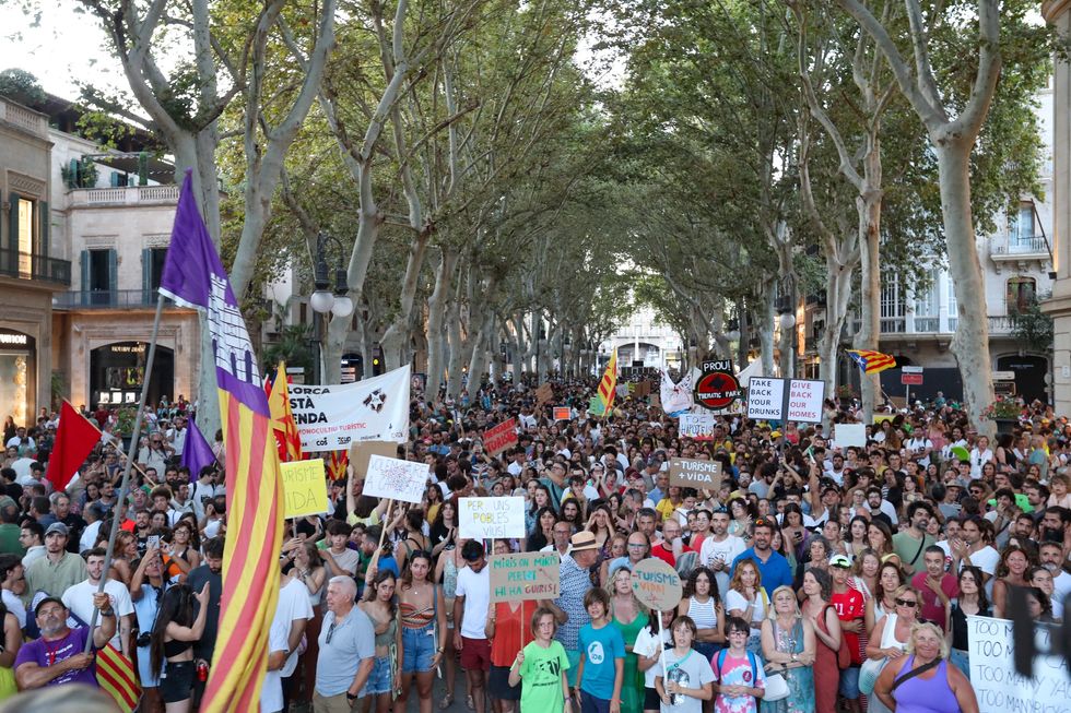 Anti-tourist protest
