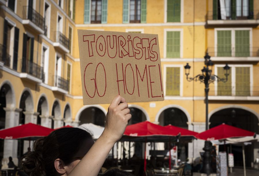 Anti-tourist protests Majorca
