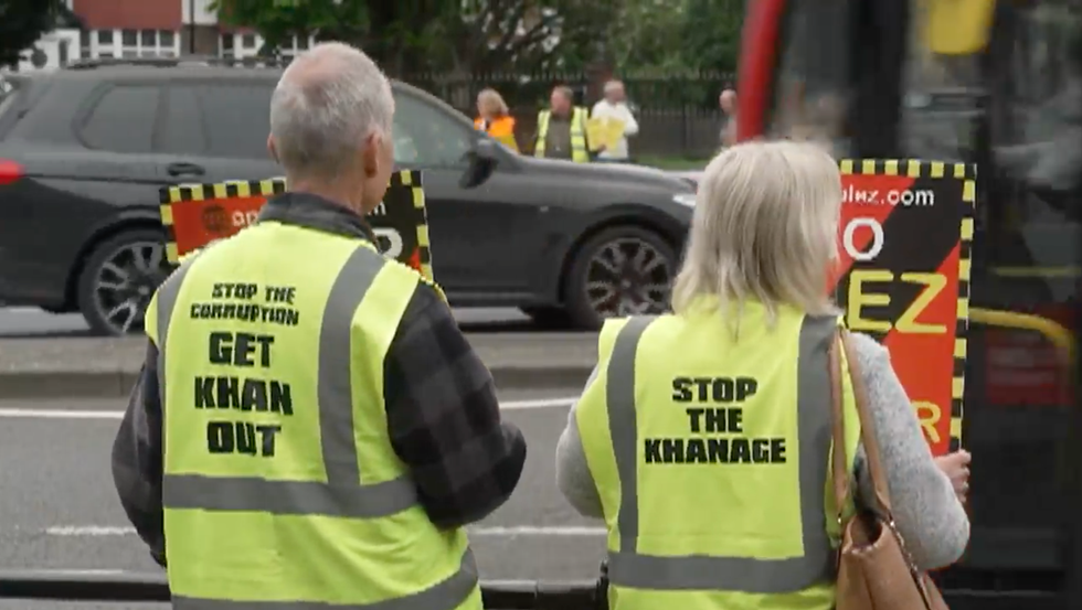 Anti-Ulez protesters