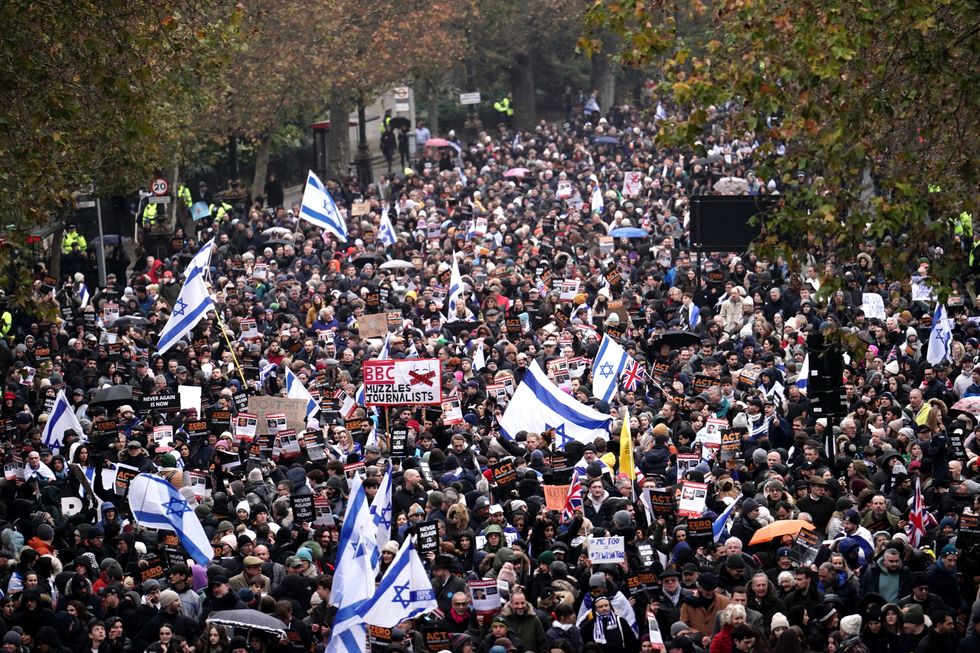 Antisemitism march