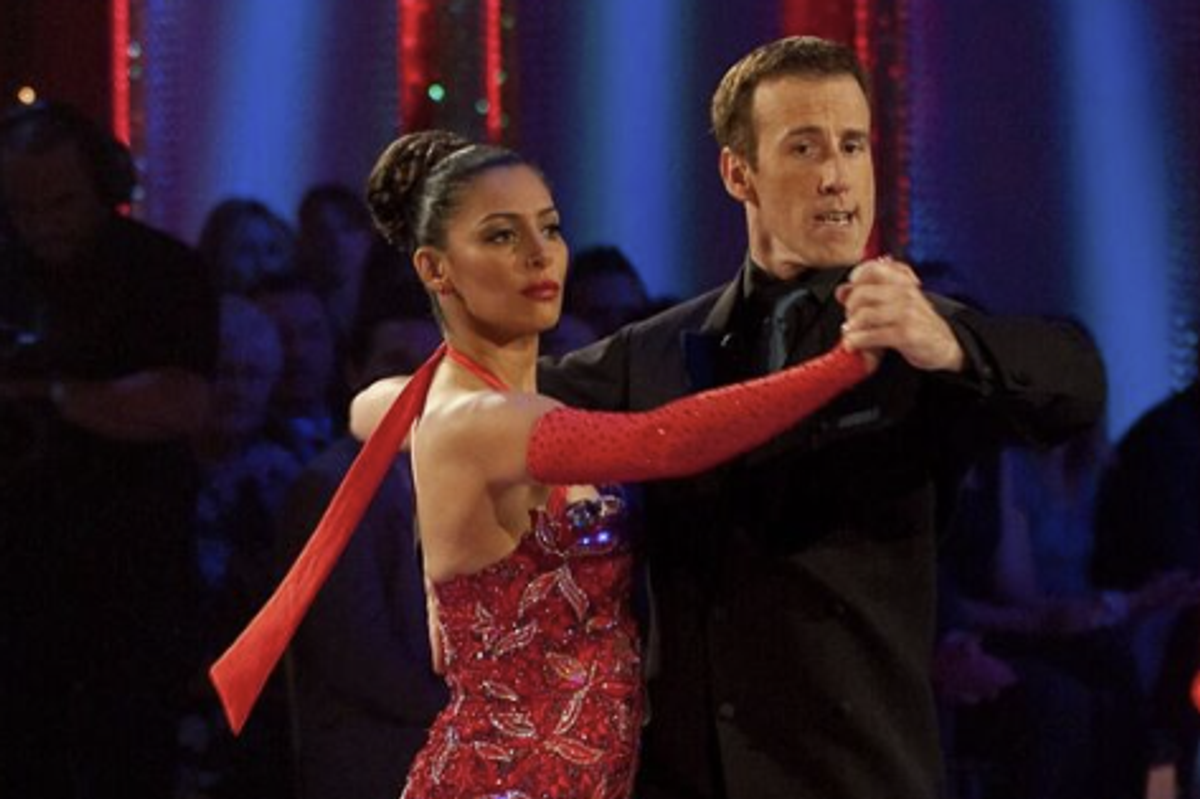 Anton Du Beke and Laila Rouass