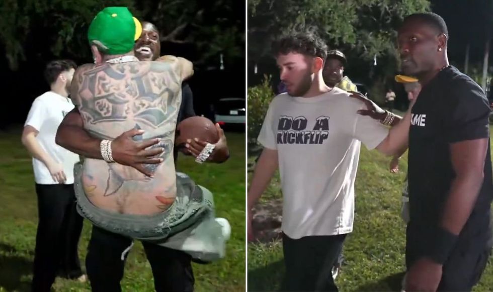 Antonio Brown, appearing on a stream with Tekashi 6ix9ine and Adin Ross, made a joke about Charlie Kirk's death